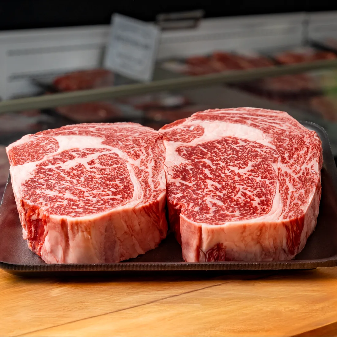 Thick-cut premium steaks ready for the grill