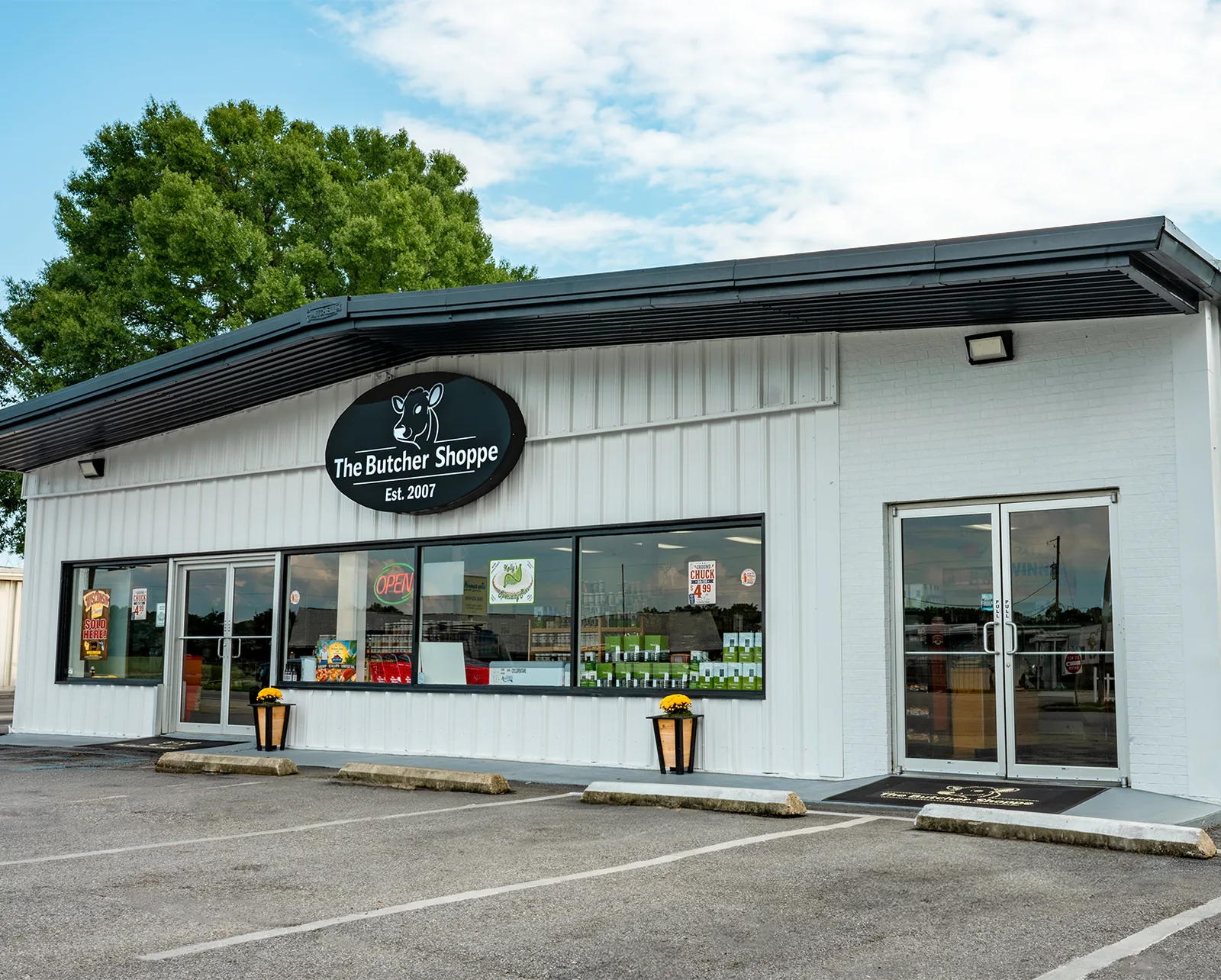 The Butcher Shoppe storefront serving Pensacola